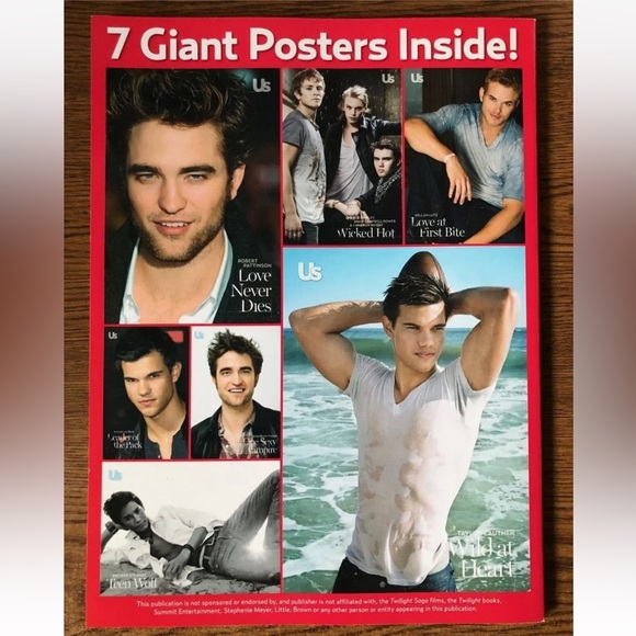Vintage The Sexy Stars Of Twilight Eclipse Collector's Edition US Magazine - Picture 2 of 9